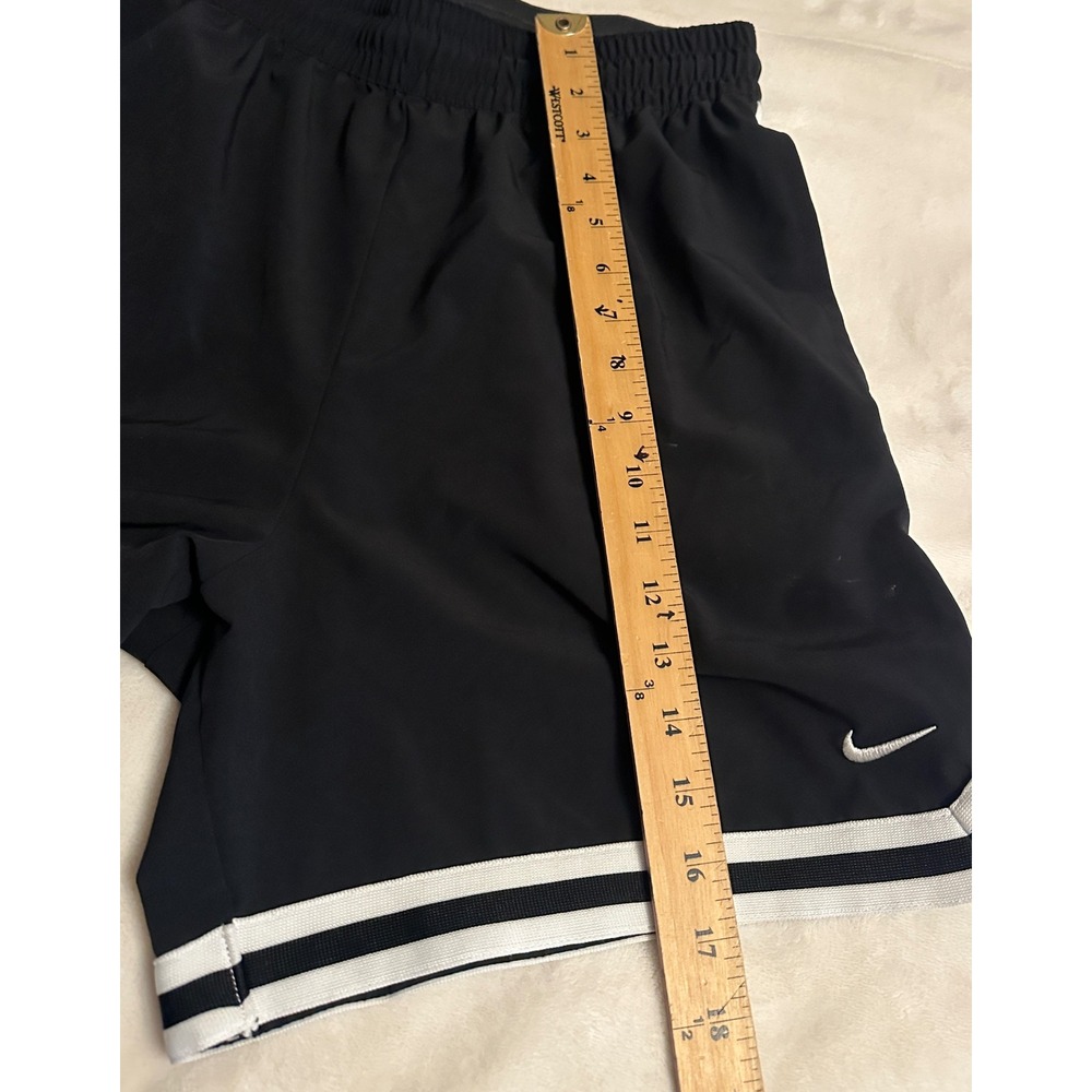Nike Boys M Dri-FIT Basketball Shorts Black White Striped FN2659-010 Athletic - Picture 12 of 14